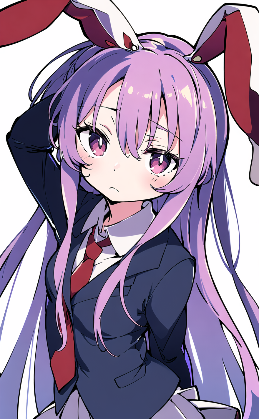 04139-1016030162-simple background,masterpiece,best quality,1girl,solo,white background,(reisen udongein inaba_1.2),arms behind back, cowboy shot.png